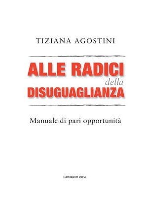 cover image of Alle radici della disuguaglianza